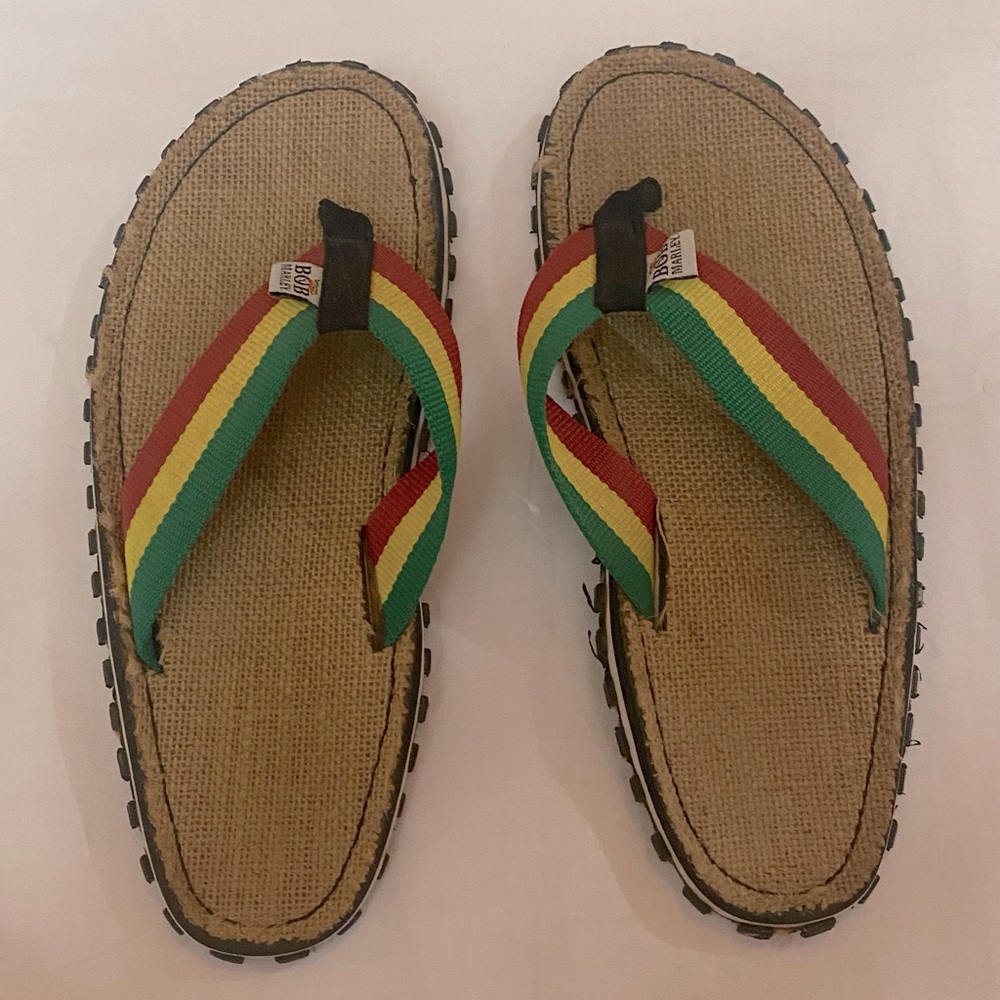 Bob Marley Flip Flops
